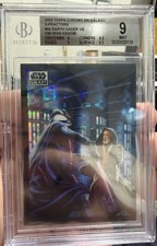 2022 Topps Star Wars DARTH VADER VS OBI-WAN KENOBI X-Fractor /10 BGS 9 picture