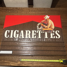 Vtg Marlboro Cigarettes 37.5 x 26.5 Advertising Plastic Store Sign picture