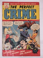 The Perfect Crime #4 VG Bob Powell 1949 Pre-Code Golden Age Crime & Punishment picture
