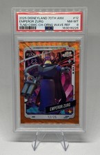 POP 1 PSA 8 2025 Topps Chrome Disney Disneyland 70th ZURG 1/1 CARD # MATCH 12/25 picture