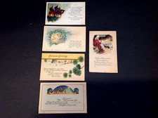 Antique 1920's Religious Postcards - Lot of 5 Used picture