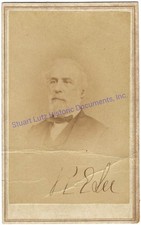 Robert E Lee signed Brady CDV photograph carte de visite circa 1869-1870 picture