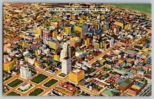 St. Louis, MO - Skyline of St. Louis Missouri - Aerial View - Vintage Postcard picture