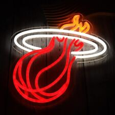 Miami Heat Neon Sign Basketball NBA Wall Art Decor Neon Signs LED Lamp Dorm Room picture