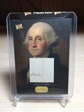 2023 Pieces Of The Past Pieces  George Washington Handwritten Relic #Canvas GW picture