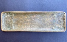 Tiffany Studios “Zodiac” pattern  Bronze Pen Tray model #1000 picture