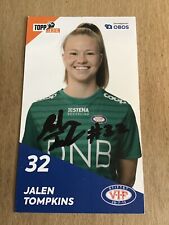 Jalen Tomkins, USA 🇺🇸 Valerenga IF Women 2020/21 hand signed picture