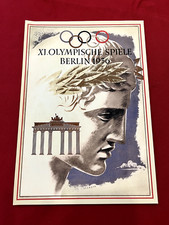 1936 Berlin Germany Olympics Third Reich WW2 WWII Military Poster Print picture