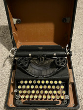 Early Royal Vintage Portable 1930s Typewriter Steel Construction with Case picture