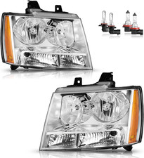 Halogen Headlights for 2007-2014 Chevy Tahoe Suburban 1500 picture