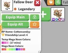 Adopt Me Fallow Deer Legendary Mega FR picture