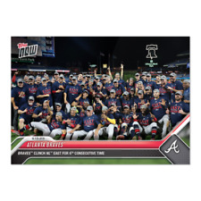 2023 MLB Topps NOW 867 ATLANTA BRAVES CLINCH PLAYOFFS picture