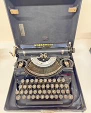 1929 Underwood Portable 4-Bank Typewriter w/ Original Case - Beautiful picture