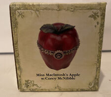 Boyds Treasure Box #392152  Miss MacIntosh's Apple w/Corey McNibble  New in Box picture