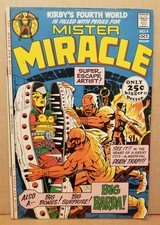 MISTER MIRACLE #4 (VG-) 1ST BIG BARDA APPEARANCE DC 1971 JACK KIRBY KEY picture