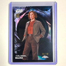 2026 Topps Chrome Star Wars Colonel Ward #68 08/10 BLACK picture