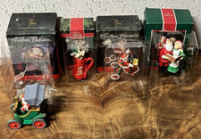 Hallmark Christmas  Ornaments Pre Owned Never Used set of 4 Never Hung on a Tree picture