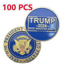 100X 2024 President Donald Trump Save America Again Commemorative Challenge Coin picture