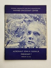 1962 NASA John Glenn Friendship 7 Booklet + 2 Astronaut Office Letters Lot picture