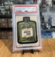 PSA 10 Vintage 1980 Topps Wacky Packs #190 Electric Slave Williams Lectric Shave picture