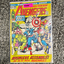 Marvel Comics The Avengers #100 (1972) Bronze Age Roy Thomas Barry Smith picture
