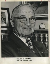 1958 Press Photo Harry S. Truman who was elected President in 1948. - nox59306 picture