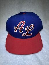 VTG American League AL New Era Dupont Cap Hat SnapBack Red Blue USA picture