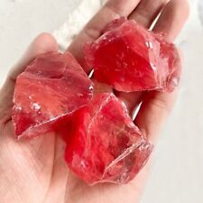 Raw Rough Cherry Quartz Crystal Stone Large Chunks Healing Mineral Rocks Gifts picture