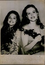 LG786 1974 Wire Photo PAM BERNHAGEN ROXANNE NESS Pretty Beauty Pageant Queens picture