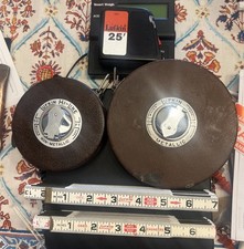 Lot Of 5 Lufkin Tape Measures/MEASURING STICKS picture