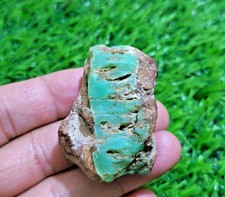 Beautiful Unique Chrysoprase Rough Stone 200 Crt Size 48x31x20 MM Loose Gemstone picture