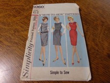 1960's Simplicity Junior straight line jumper or dress pattern, complete size 13 picture