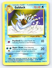 Golduck 35/62 Uncommon Fossil Pokemon Unlimited Moderately Played picture