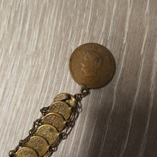 1943 Mexican Coin Bracelet Ethnic Jewelry picture