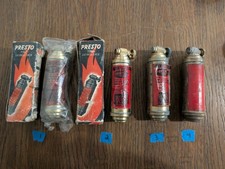 Vintage 1950's Collectible Presto C B Fire Extinguishers Motorcycle Marine picture