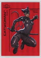 2025 Skybox Metal Universe Batman PMG Red /100 Catwoman #44 0i47 picture