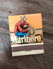 Vintage Marlboro 1970's Matchbook - Cowboy - Unused Matches Advertised In LOOK picture