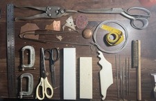 Vntg Premium Bench Tool Lot Wiss Snips, Gingher, Mika Stained Glass, F-dick File picture