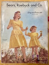Vtg. 1942 Sears Roebuck & Co. Spring & Summer Catalog No. 184- Not a Reprint- picture