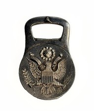Christofle France Silver Plate USA Seal Monogram Bottle Opener Blank picture