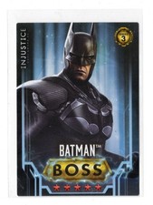 DC Injustice Gods Among Us Arcade Series 3 Batman BOSS Trading Card #117 SP picture