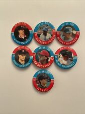 1992 MLB BASEBALL BUTTONS - LOT OF 7 - GRIFFIN TRANMELL BELL - MINT picture
