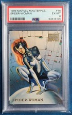 1996 Marvel Masterpieces Spider-Woman PSA 6 EX-MT Card #46, Rare Beautiful Card picture