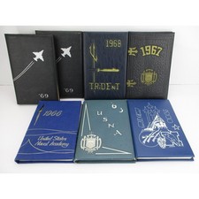 Vintage USNA US Naval Academy Trident Calendar & Planners 1963, 1966-1969 & 1988 picture