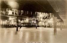 1920s MT GRETNA PA ROLLER SKATING RINK LEBANON CO. RPPC Photo Postcard COPY picture