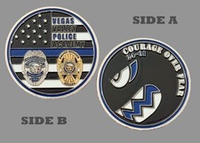 Vegas Valley Police Academy 24-01 Courage Over Fear Challenge Coin 1#28 picture