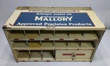 Vintage P.R. Mallory & Co. Advertising Display Cabinet For Radio Control Parts picture