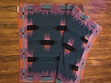 Vintage Royal Terry Beach Towel Southwestern Aztec Geometric 32 x 64 picture