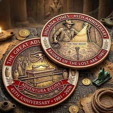 Raiders Of The Lost Ark 45Th Anniversary Collectors Coin picture