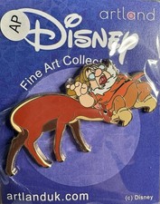 Disney Artland UK Snow White & 7 Dwarves Doc w/ Deer Pin ARTIST PROOF RARE picture